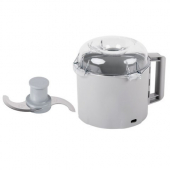 Robot Coupe - R2 Cutter Bowl Kit, 3 Qt/3Ltr Gray PC Plastic Bowl, Clear Lid and smooth "S" Blade, ea