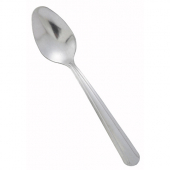 Winco - Dominion Teaspoon, Medium Weight Vibro Finish, 18/0 Stainless Steel