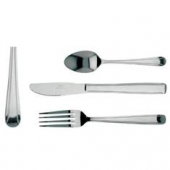 Winco - Dominion Dessert Spoon, Heavy Weight Bright Polish, 18 Chrome, 12 count
