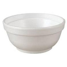 Dart - Foam Bowl, White, 3.5 oz