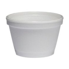 Dart - Food Container, Foam White, 1.9&quot; Height, 3.5 oz