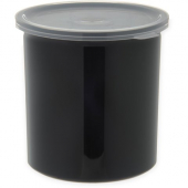 Carlisle - Poly-Tuf Crock with Lid, 1.2 Quart Black