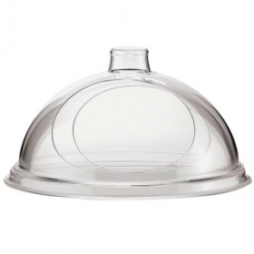 Cal-Mil - Turn N Serve Gourmet Sample Tray Dome Cover, 10&quot; Clear Acrylic, each