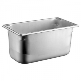 Vollrath - Super Pan V Steam Table Pan, 1/3 Size 6&quot; Deep Anti-Jam, 22 Gauge Stainless Steel, each