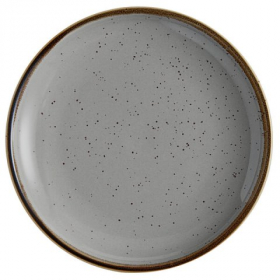 Acopa - Keystone Coupe Plate, 7&quot; Granite Gray Stoneware, 24 count