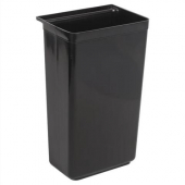 Winco - Refuse Bin for Utility Cart, Black, each