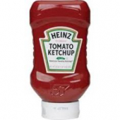 Heinz - Tomato Ketchup Upside Down/Flat Bottom Squeeze Bottle, 20 oz