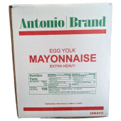 Antonio Brand - Extra Heavy (Egg Yolk) Mayonnaise, 30 Lb White Box