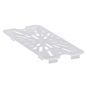 Cambro - Food Pan Drain Shelf, 1/3 Size Translucent Plastic, each