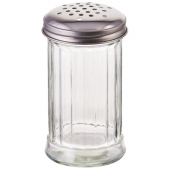 Winco - Sugar Pourer, 12 oz with Ribbed Glass and Perforated Top