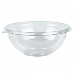 Yocup - Bowl, 32 oz Clear PET Plastic, 7" Round, 300 count