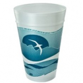 Dart - Foam Cup, Horizon Stock Print, 32 oz