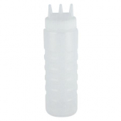 Vollrath - Traex Squeeze Bottle with Tri Tips, 24 oz Clear Plastic