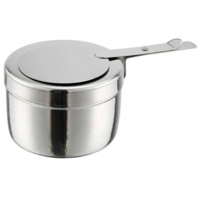 Winco - Chafer Fuel Holder with Cover, Stainless Steel