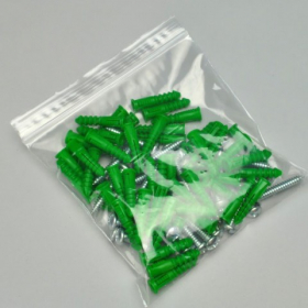 Elkay Plastics - Seal/Zip Top Recloseable Bag, Clear Line Single Track, 6x4, 2 mil