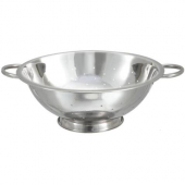 Winco - Colander, 14 Quart Stainless Steel, 16.25x5.875