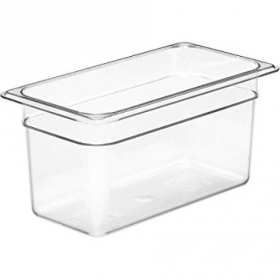 Cambro - Camwear Food Pan, 5.6 Quart (1/3 Size), 12.75x6.9375x6 Clear Plastic, each