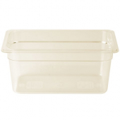 Cambro - Food Pan, 1/3 Size 6&quot; Deep, 5.6 Quart High Heat Amber Color, each