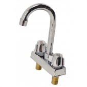 Omcan - Faucet with 3.5&quot; Gooseneck Spout for Deck Mounted Drop In Sinks, each