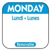 Label, Monday, 1x1 Square