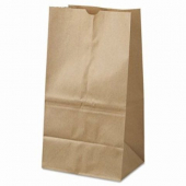 Paper Bag, #25 Shorty Kraft/Brown, 8 1/4 x 6 1/8 x 15 7/8