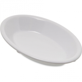 Carlisle - Dallas Ware Fruit Bowl, 6.5 oz Oval White Melamine