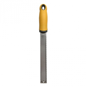 Omcan - Orange Zester, 8&quot; Stainless Steel with Soft Grip Handle, each