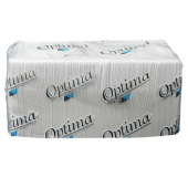 Allied West - Optima Off Fold Dispenser Napkin, 1-Ply White, 12x17