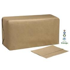 Dispenser Napkin, 1-Ply Natural/Brown Off-fold 13x12