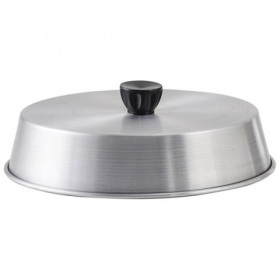 Winco - Grill Basting Cover, 9&quot; Aluminum with Bakelite Handle