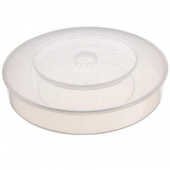 Carlisle - Tortilla Server, 12&quot; Round Clear PP Plastic