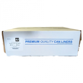 Trash (Garbage) Can Liner, 23x17x46, 1.1 mil Black