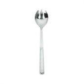 Serving Spoon, 11.75x2.5x1.125 Notched Stainless Steel 1-Piece Hollow Handle, each