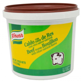 Knorr - Caldo Con Sabor de Res, Beef Bouillon Soup Base, 4/4.4 Lb