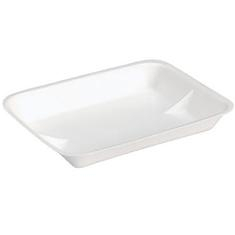 Meat Tray, White, 9.58x7.08x1.25
