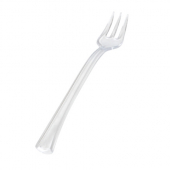Fineline Settings - Tiny Temptations Tiny Tines Fork, 4" Clear Plastic, 960 count