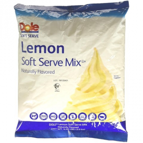 Dole - Lemon Soft Serve Mix, 4/4.4 Lb