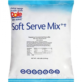 Dole - Raspberry Soft Serve Mix, 4/4.4 Lb