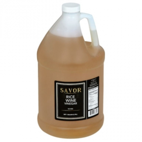 Savor - Rice Wine Vinegar, Unseasoned, 4/1