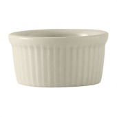 Tuxton - TuxCare Fluted Ramekin, 2.5 oz White China