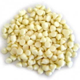 Guittard Chocolate - Mini Creamy White Chocolate Baking Drops, 50 Lb