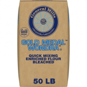Gold Medal - Wondra Quick Mixing Enriched Bleached Malted Flour, 50 Lb