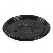 Polar Pak - Ebony Catering Tray, 12&quot; Black PETE Base, 50 count