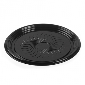 Polar Pak - Ebony Catering Tray, 12&quot; Black PETE Base, 50 count