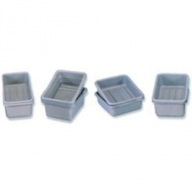 Tough Guys - Tote Box, 16x22x5 Gray, 12 count