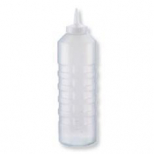 Vollrath - Traex Squeeze Bottle, 24 oz Clear Plastic