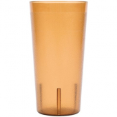 Cambro - Colorware Tumbler, 22 oz Amber Pebbled Plastic, 12 count