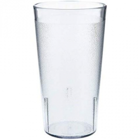 Cambro - Colorware Tumbler, 16.4 oz Clear Pebbled Plastic