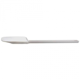 Winco - Scraper with Bowl Shape Silicone Head, 16&quot; White