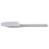 Winco - Scraper with Bowl Shape Silicone Head, 10&quot; White